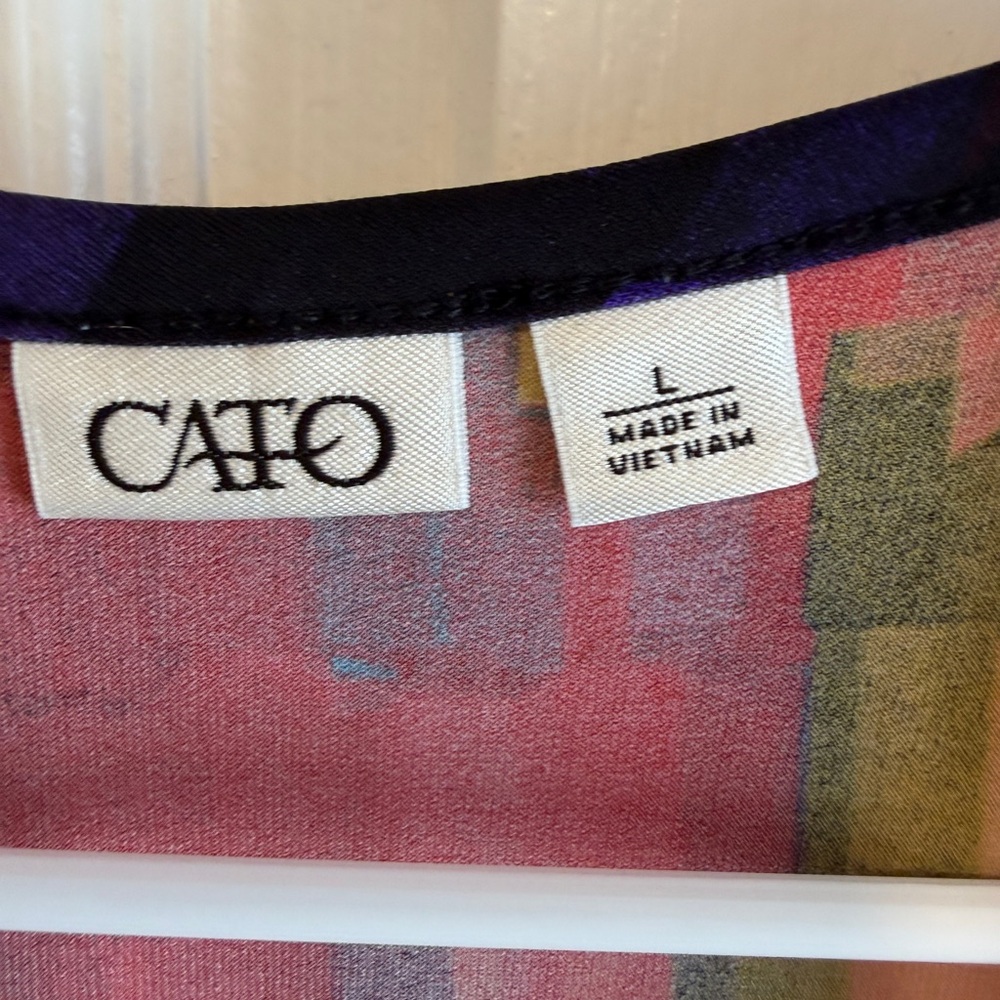 Cato Colorful Abstract Blouse